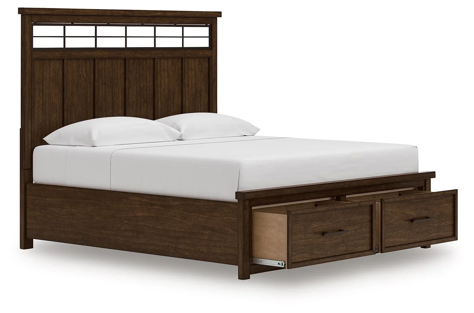 Taffenbrook - Medium Brown - King Panel Storage Bed - Image 3