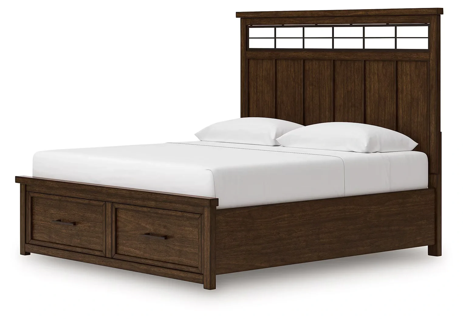 Taffenbrook - Medium Brown - King Panel Storage Bed - Image 6