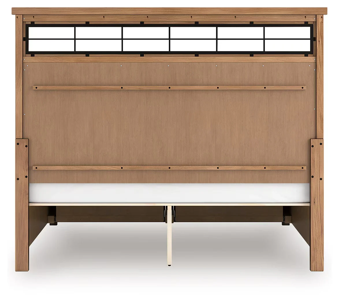 Taffenbrook - Medium Brown - King Panel Storage Bed - Image 8