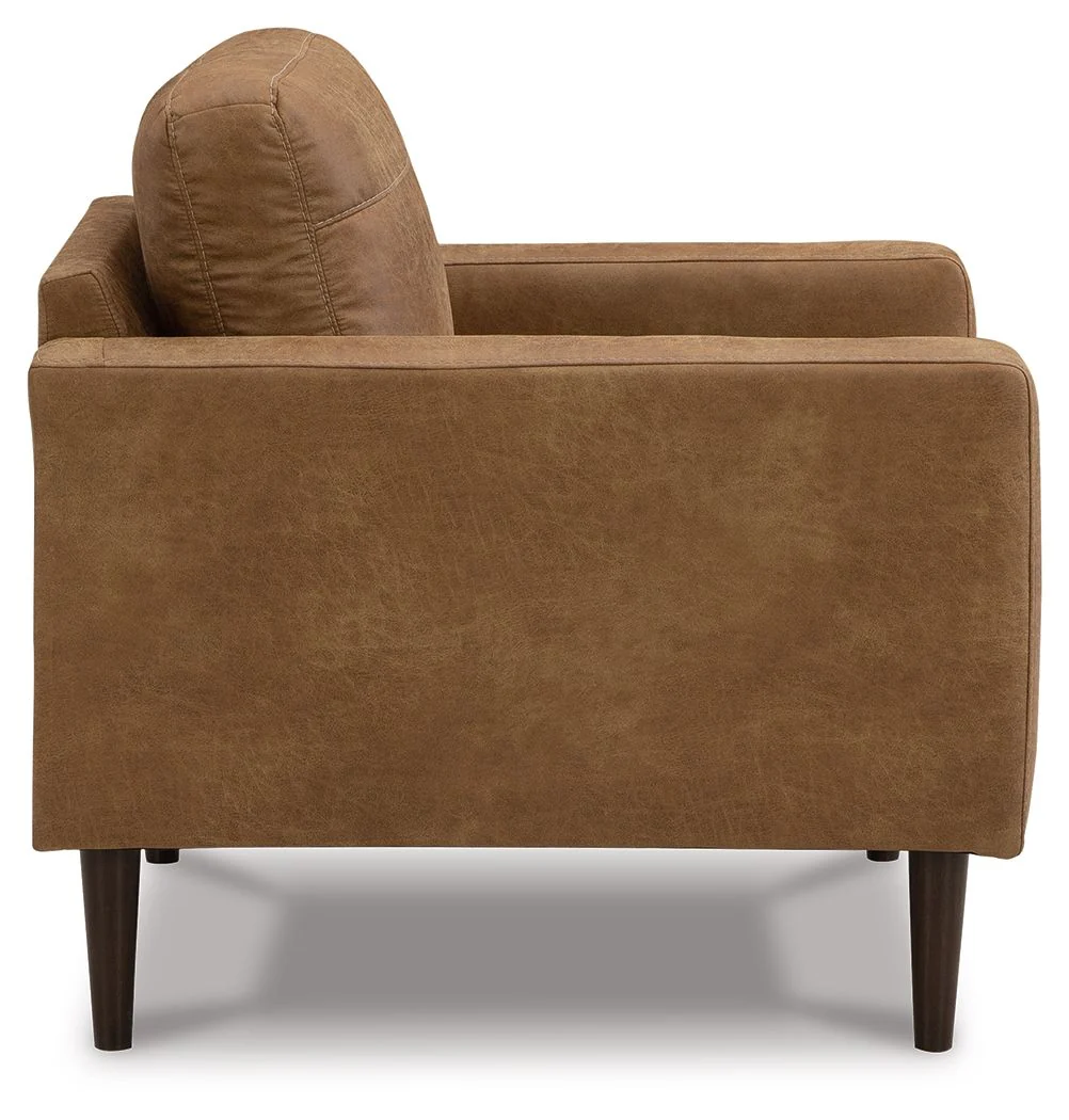 Telora - Caramel - 2 Pc. - Chair, Ottoman - Image 5