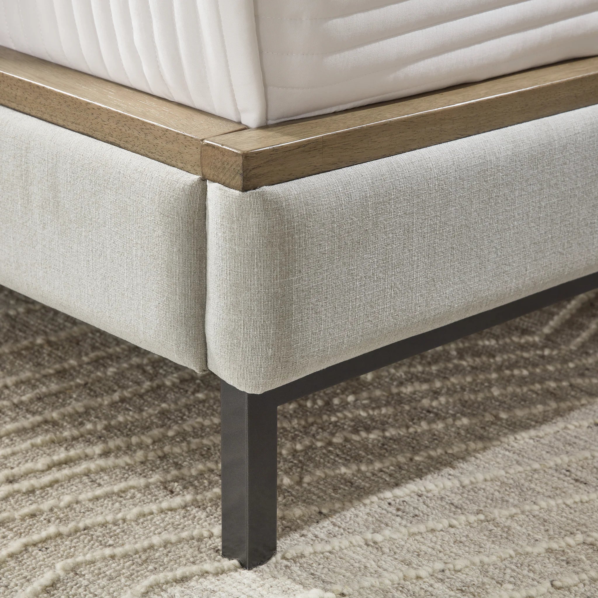 Tomtyn - Light Brown - California King Upholstered Bed - Image 7