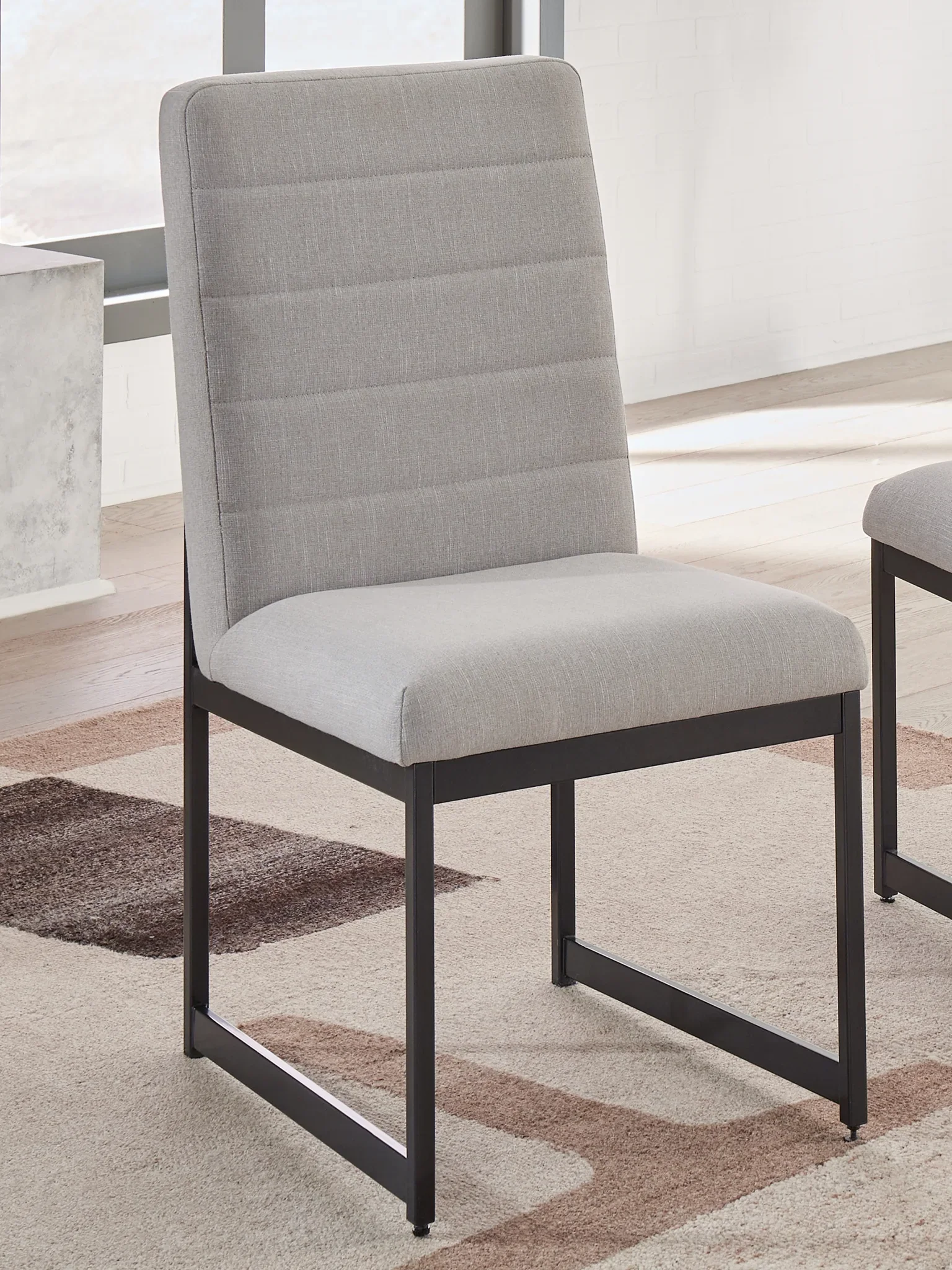 Tomtyn - Light Brown - Dining Upholstered Side Chair (Set of 2) - Image 2
