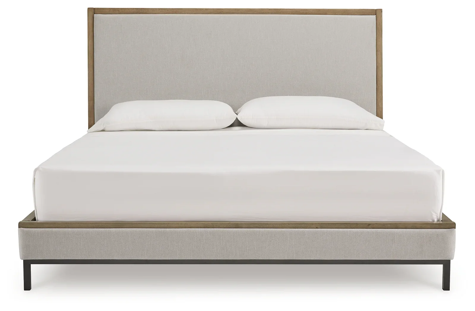 Tomtyn - Light Brown - King Upholstered Bed - Image 4