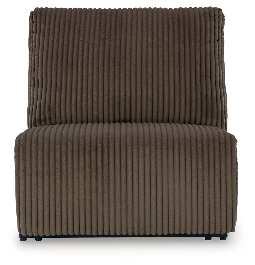 Top Tier - Chocolate - 3-Piece Reclining Sectional With Laf Press Back Chaise - Image 14