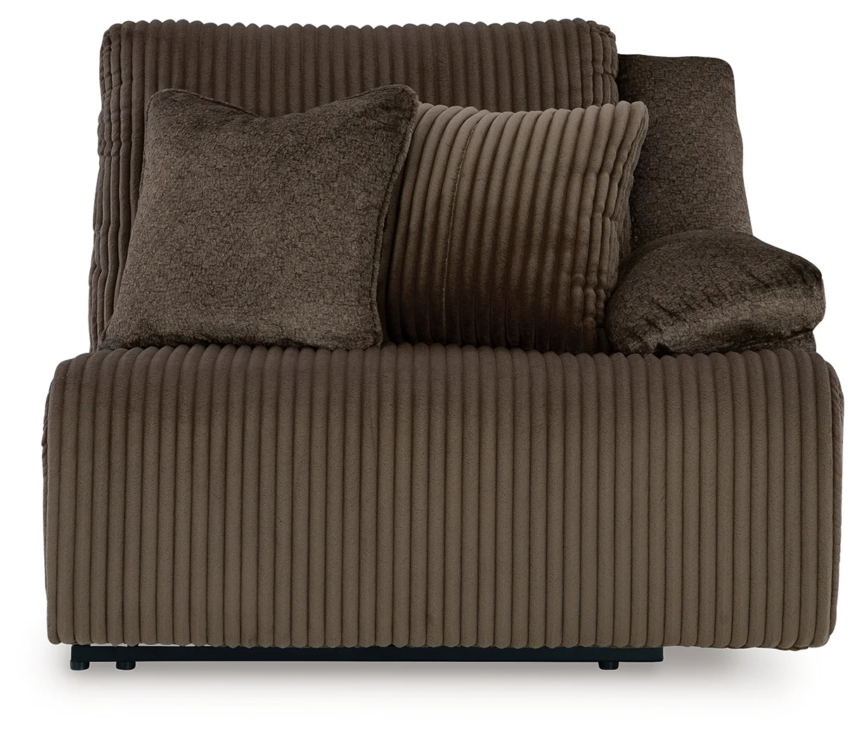 Top Tier - Chocolate - 3-Piece Reclining Sectional With Laf Press Back Chaise - Image 7