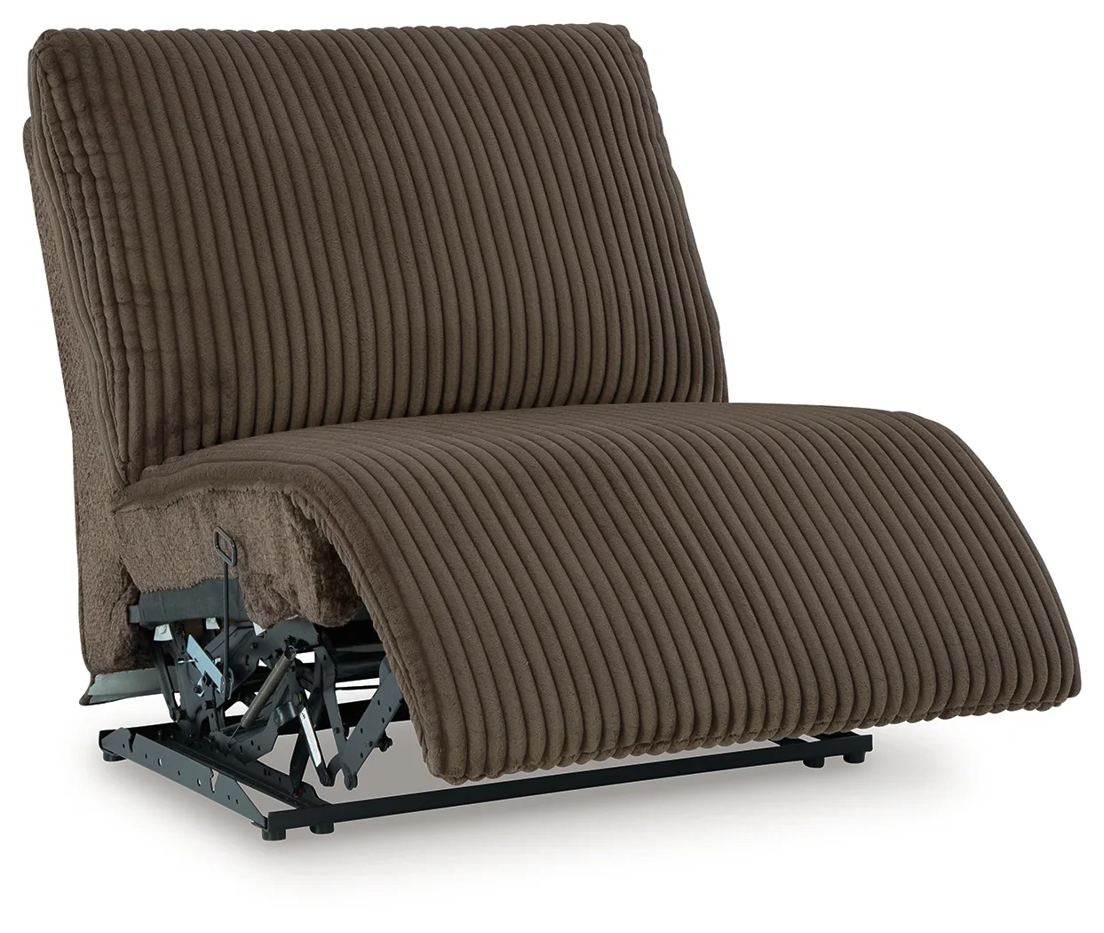 Top Tier - Chocolate - 4-Piece Reclining Sectional With Laf Press Back Chaise - Image 7
