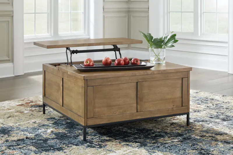 Torlanta - Brown - Lift Top Cocktail Table - Image 6
