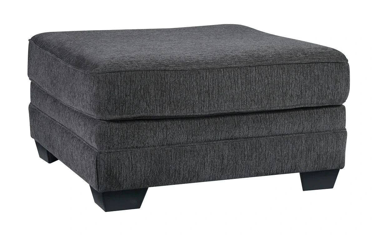 Tracling - Slate - 4 Pc. - Right Arm Facing Corner Chaise 3 Pc Sectional, Ottoman - Image 3