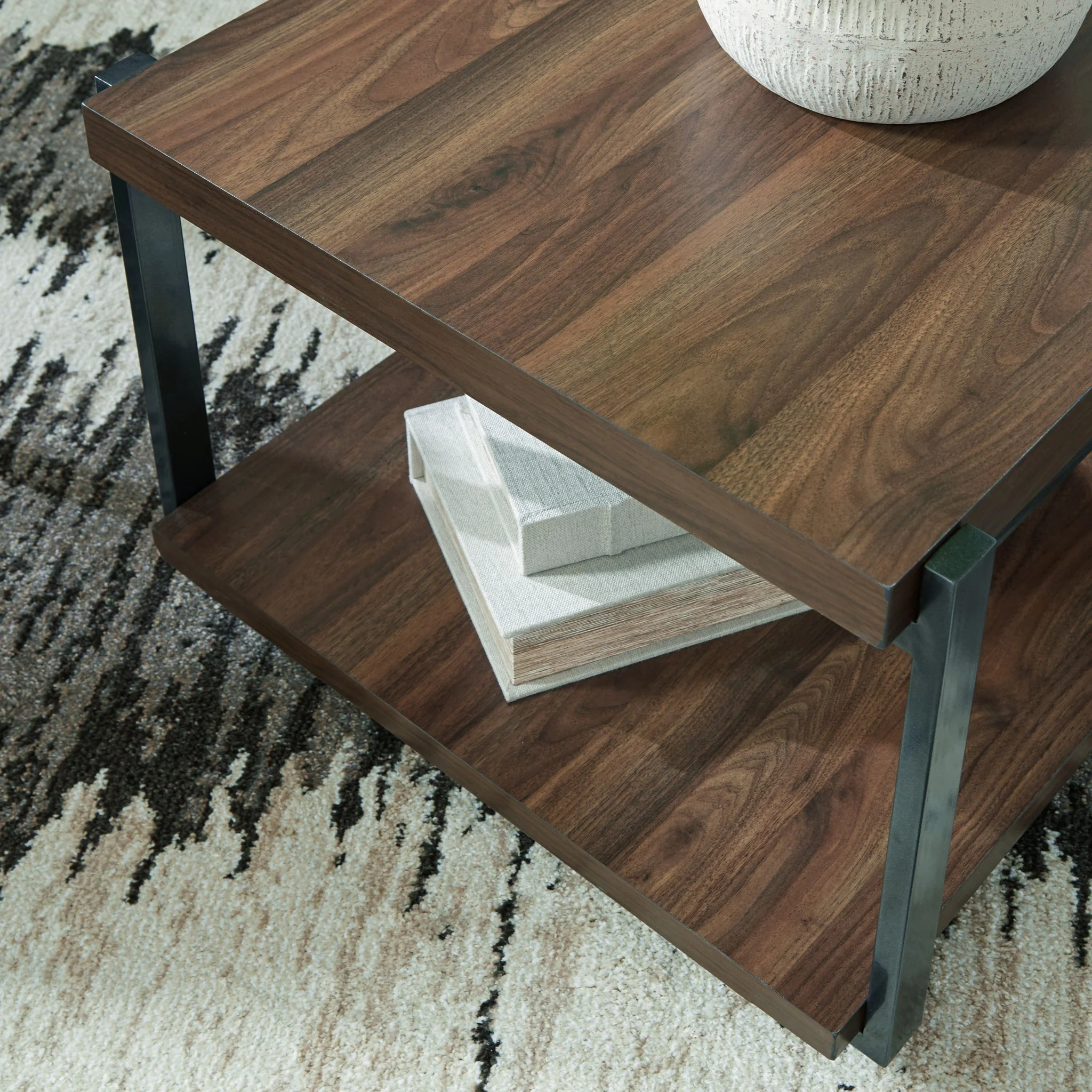 Trindwick - Brown / Gun Metal - Occasional Table Set (Set of 3) - Image 2