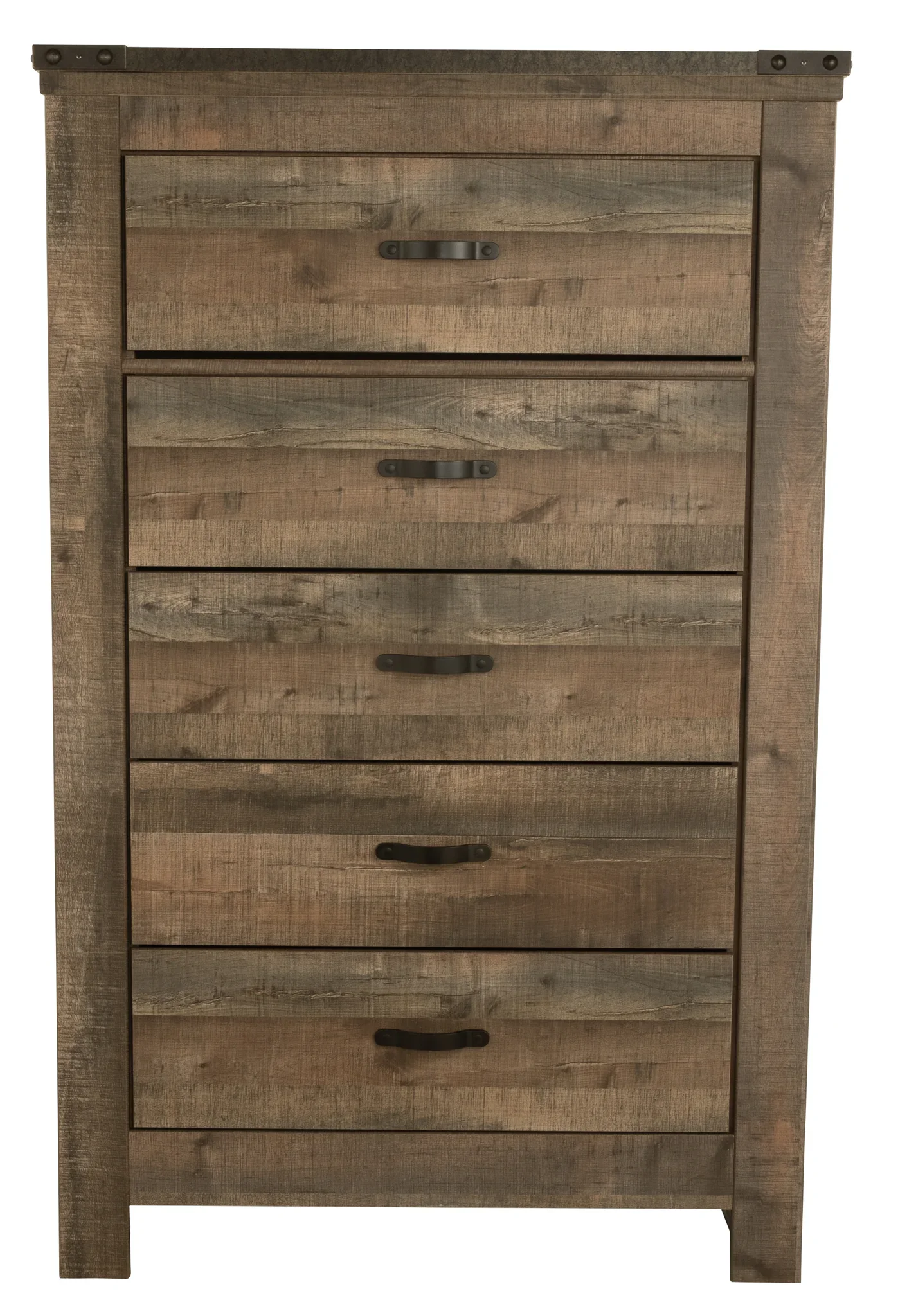 Trinell - Brown - Five Drawer Chest - Image 8