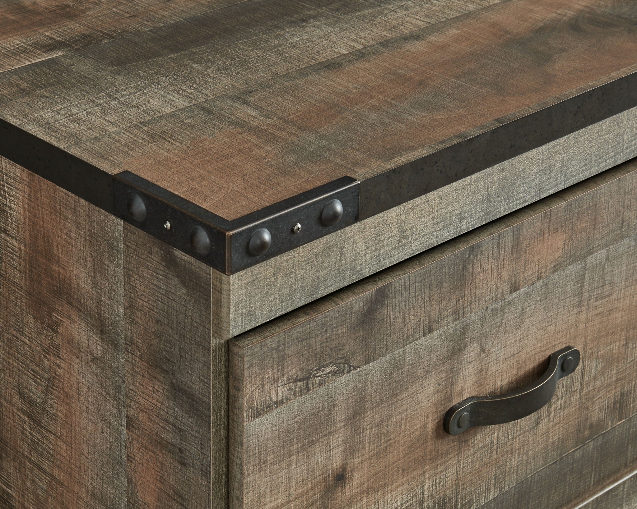 Trinell - Brown - TV Stand With Electric Fireplace - Image 3