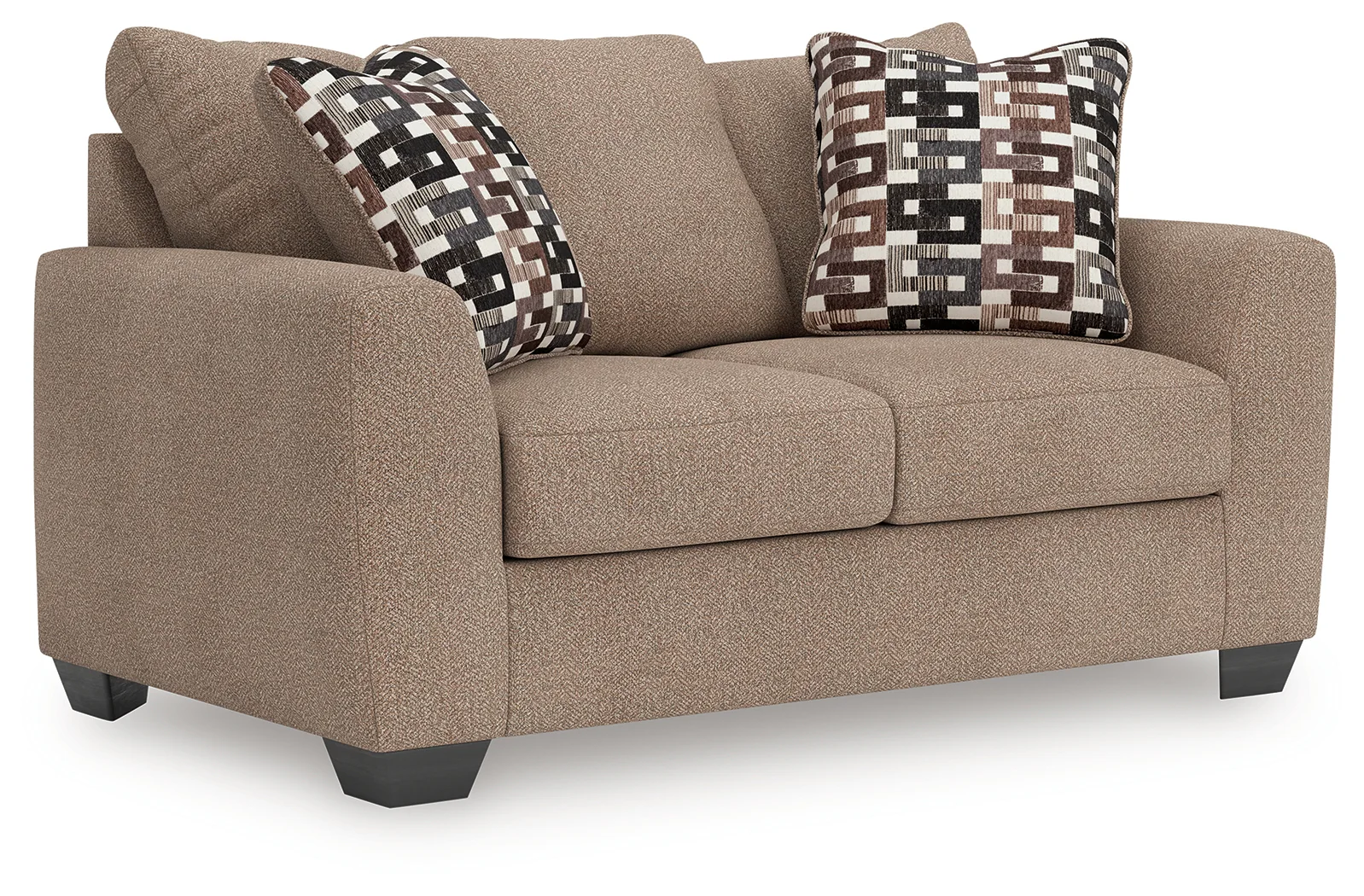 Triston-Peaks - 4 Pc. - Sofa, Loveseat, Chair And A Half, Ottoman - Suede - Image 3