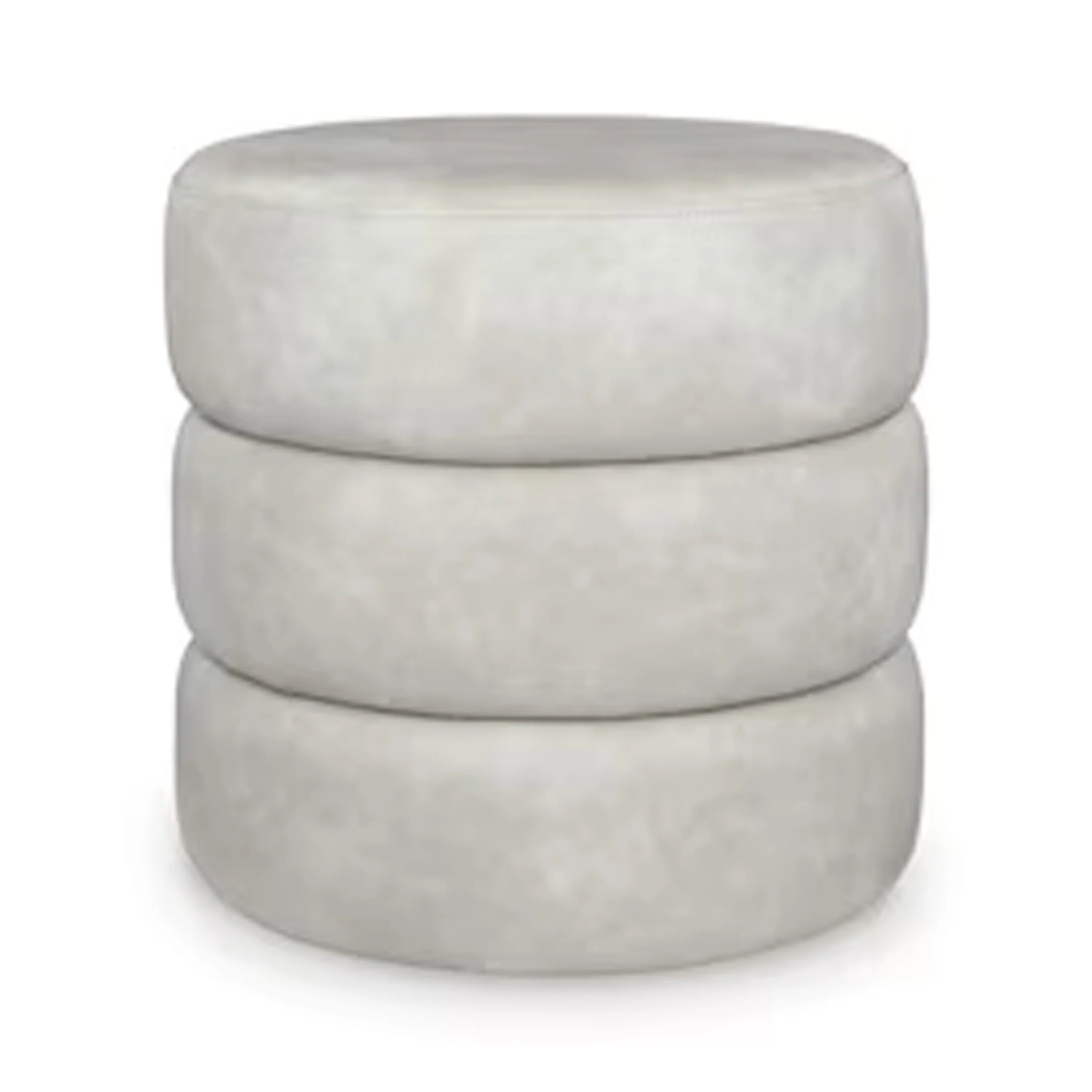 Ummi - Swivel Accent Ottoman - Bone