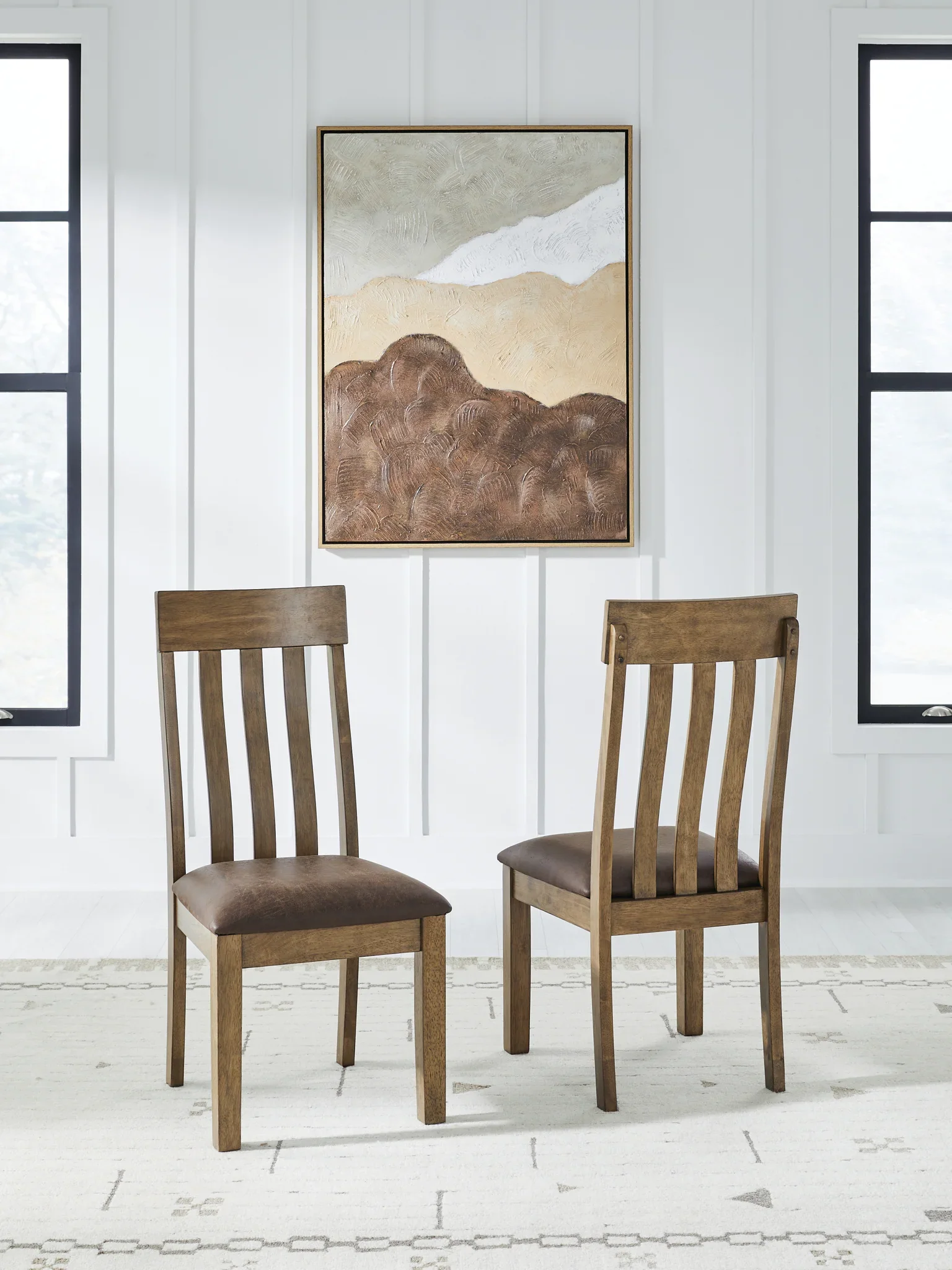 Urbinforte - Light Brown - Dining Upholstered Side Chair (Set of 2) - Image 5