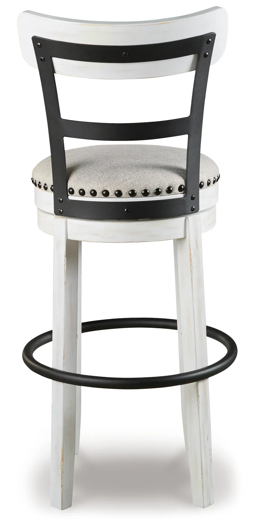 Valebeck - White - Tall Uph Swivel Barstool - Image 5