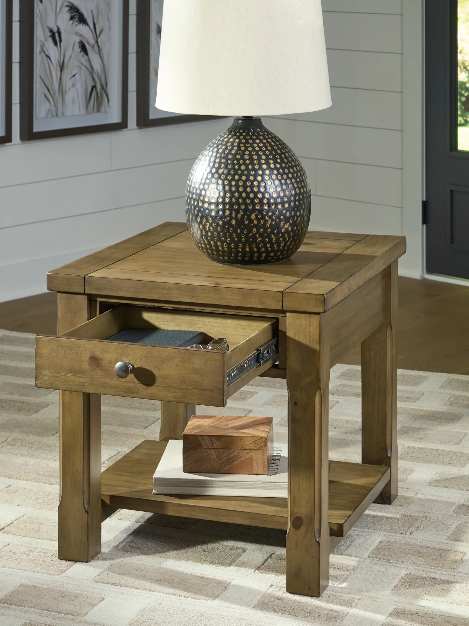 Vandenmore - Medium Brown - Rectangular End Table - Image 6