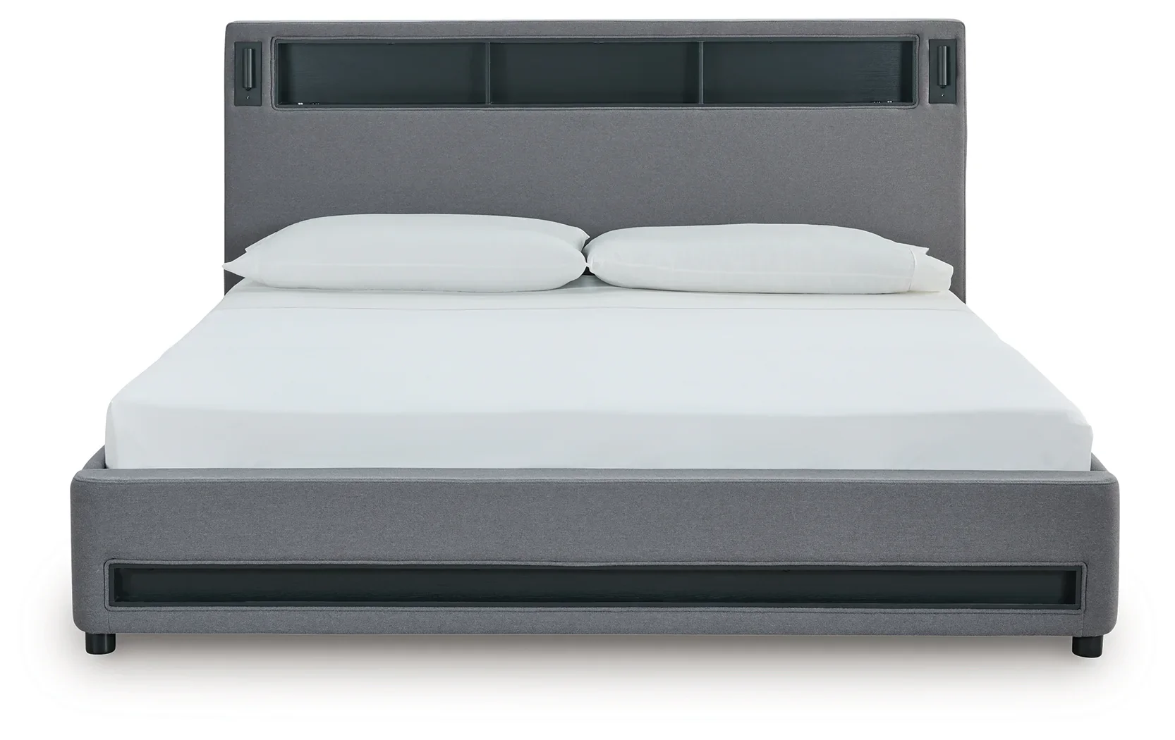 Verishaw - Gray - California King Upholstered Bed - Image 2