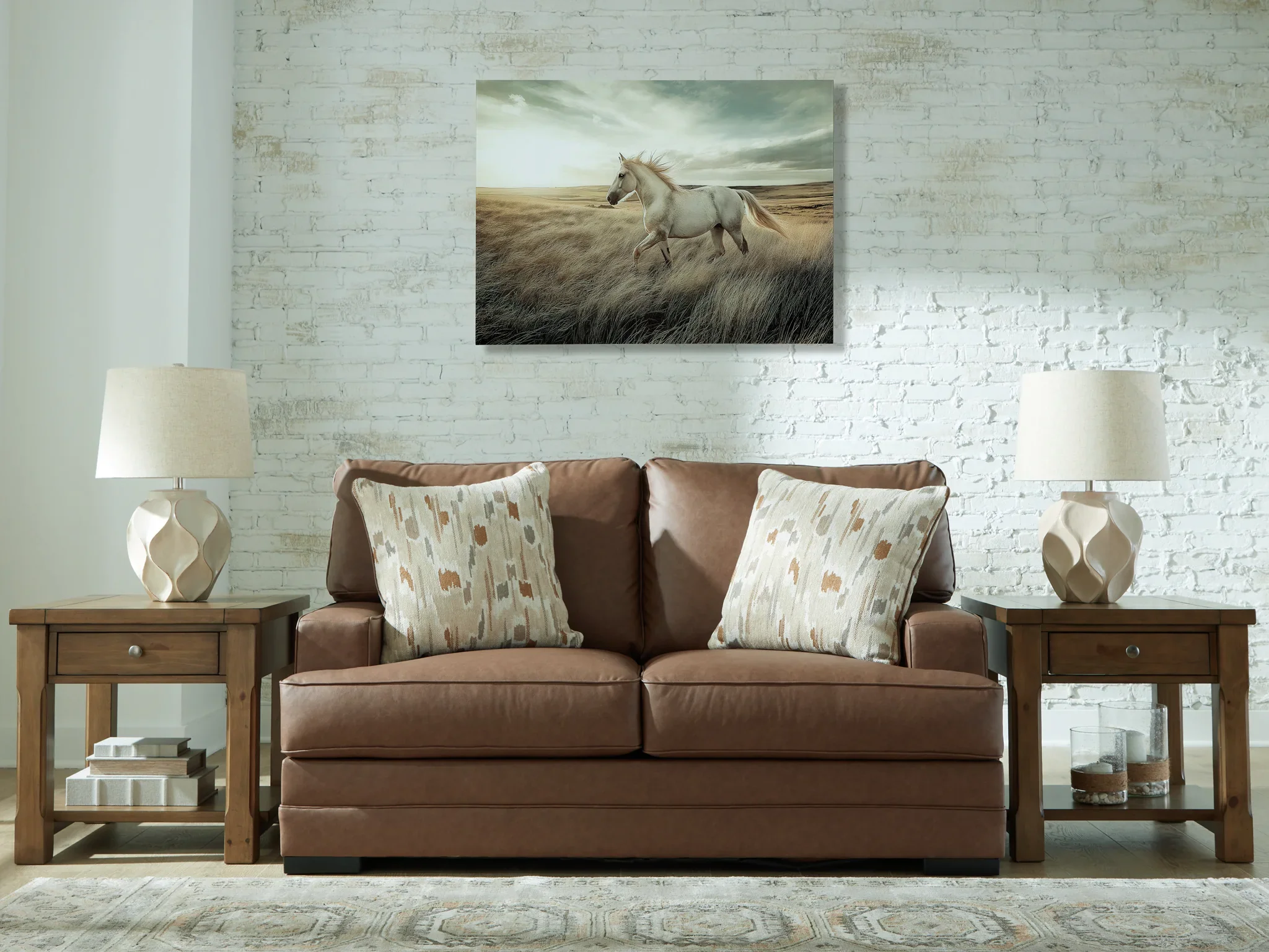 VillaCourt - Caramel - Loveseat - Image 2