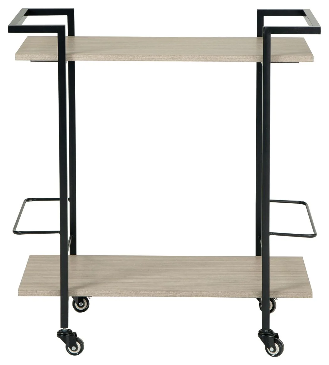 Waylowe - Brown / Black - Bar Cart - Image 3
