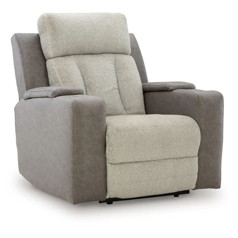 WhipLash - Sisal - Power Recliner With Adj Headrest