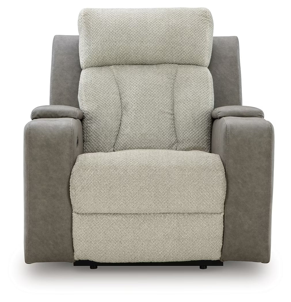 WhipLash - Sisal - Power Recliner With Adj Headrest - Image 5