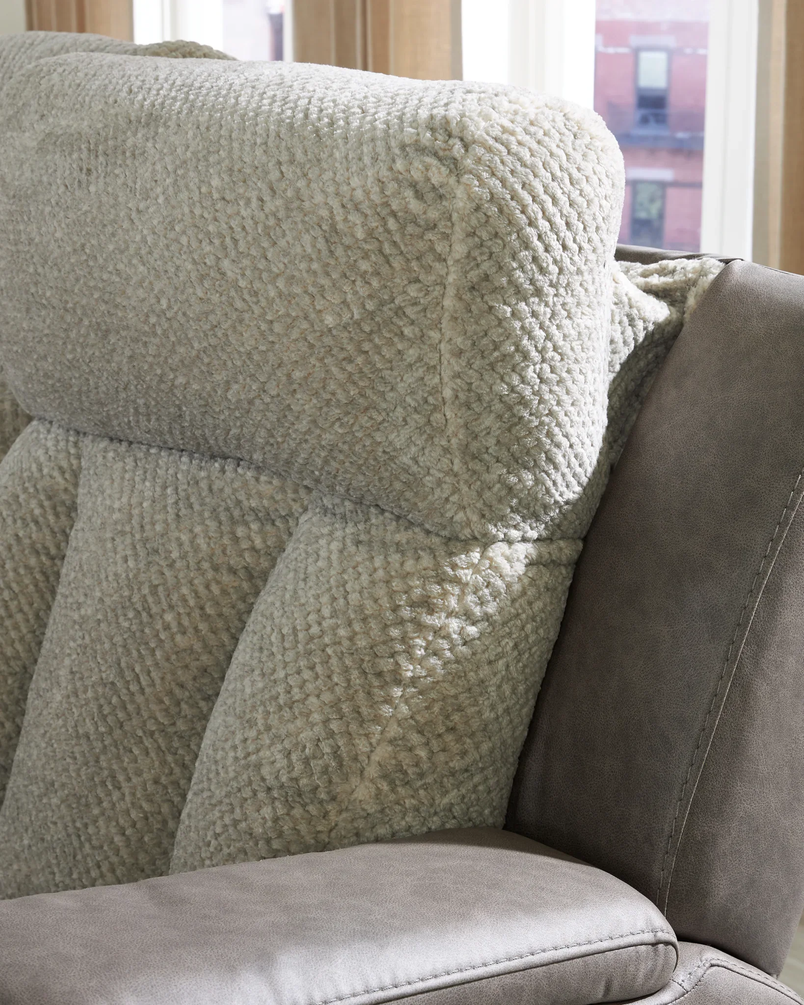 WhipLash - Sisal - Power Recliner With Adj Headrest - Image 7