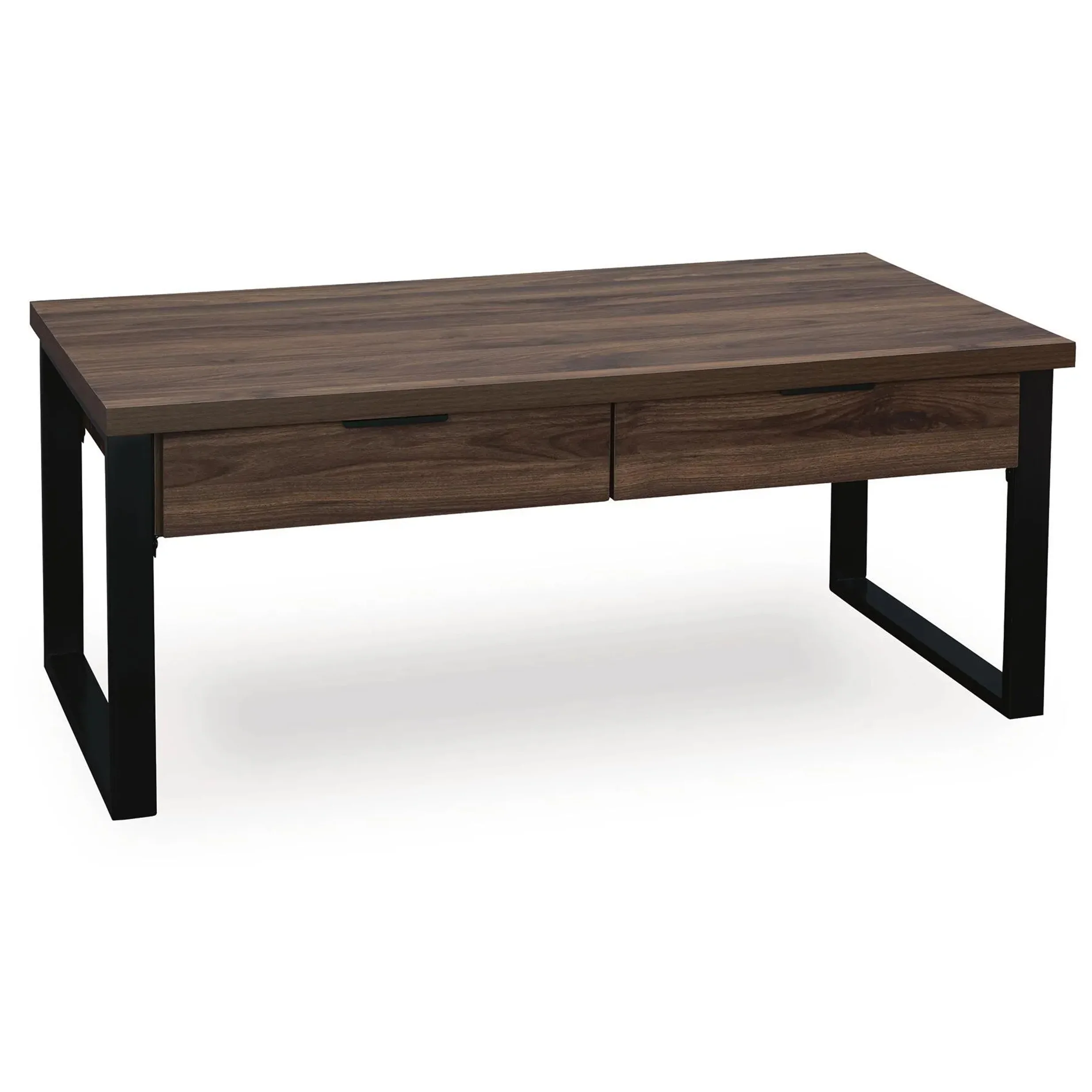Wickman Falls - Rectangular Cocktail Table - Dark Brown