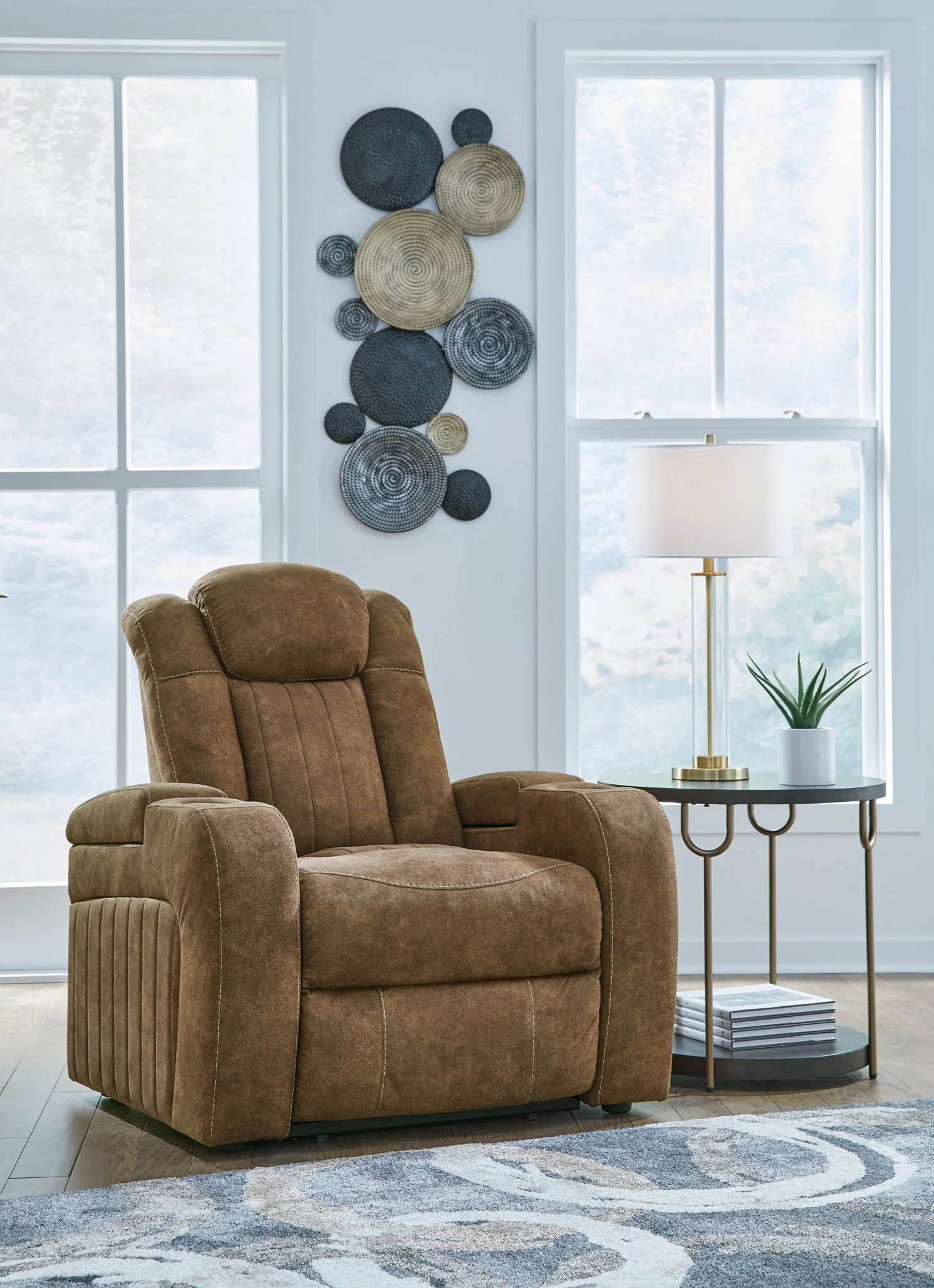 Wolfridge - Brindle - Power Recliner/Adj Headrest - Image 2