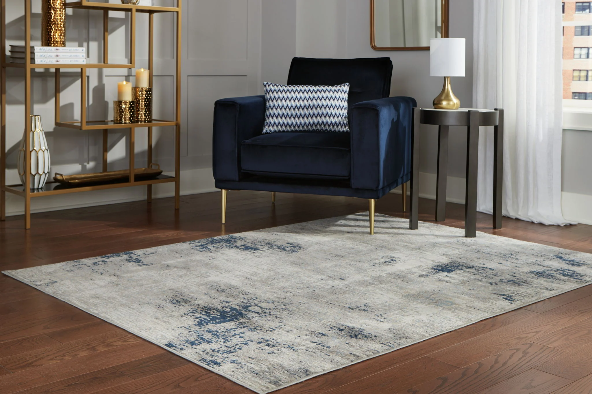 Wrenstow - Gray - Large Rug - 8' x 10' - Image 2