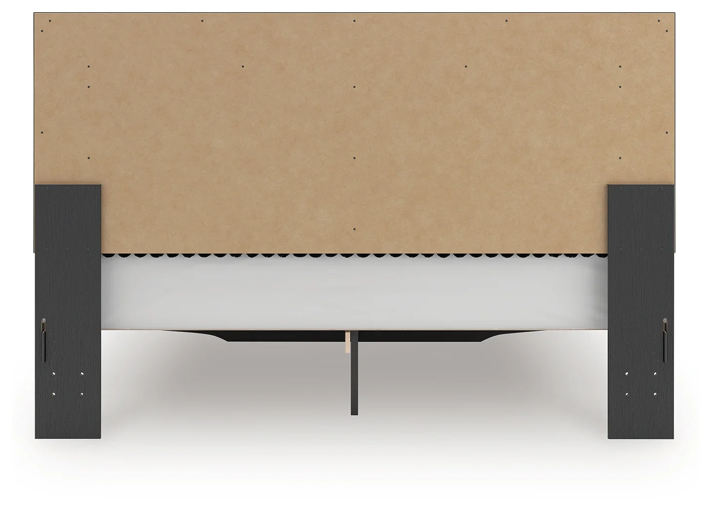 Zuraleus - King Upholstered Panel Platform Storage Bed - Black - Image 3