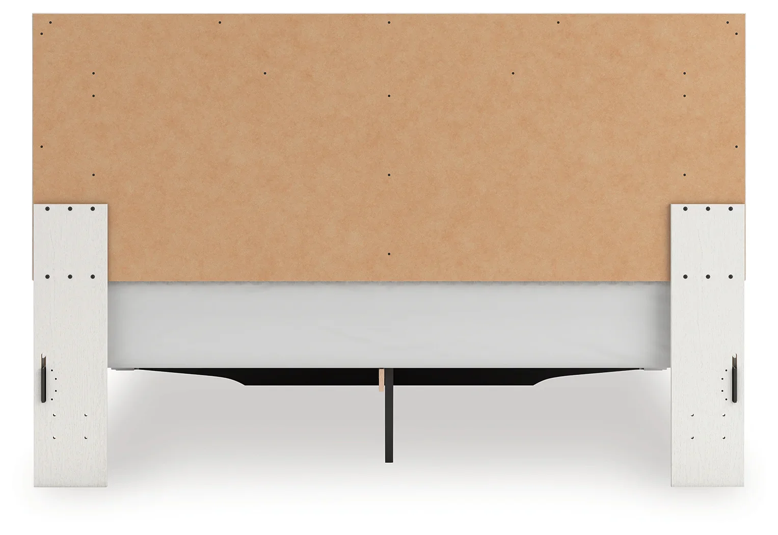 Zuraleus - King Upholstered Panel Platform Storage Bed - White - Image 5
