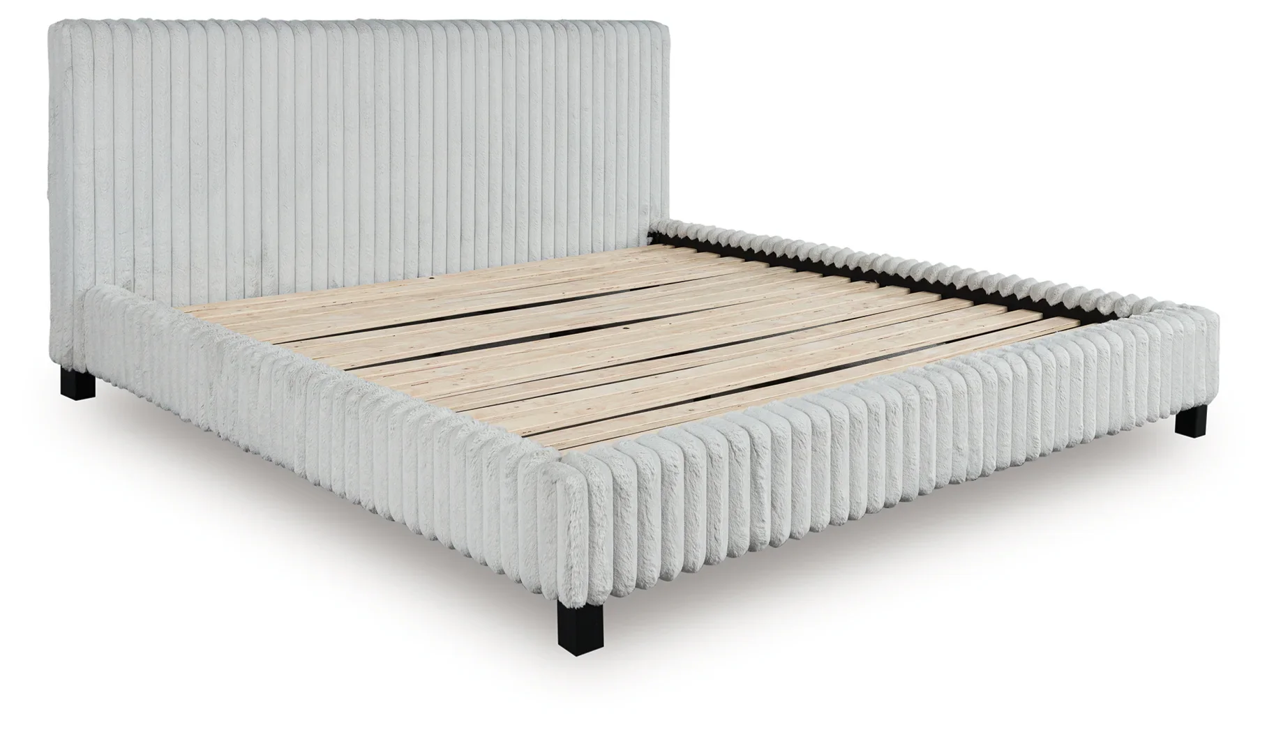 Zuraleus - White - King Upholstered Bed - Image 2